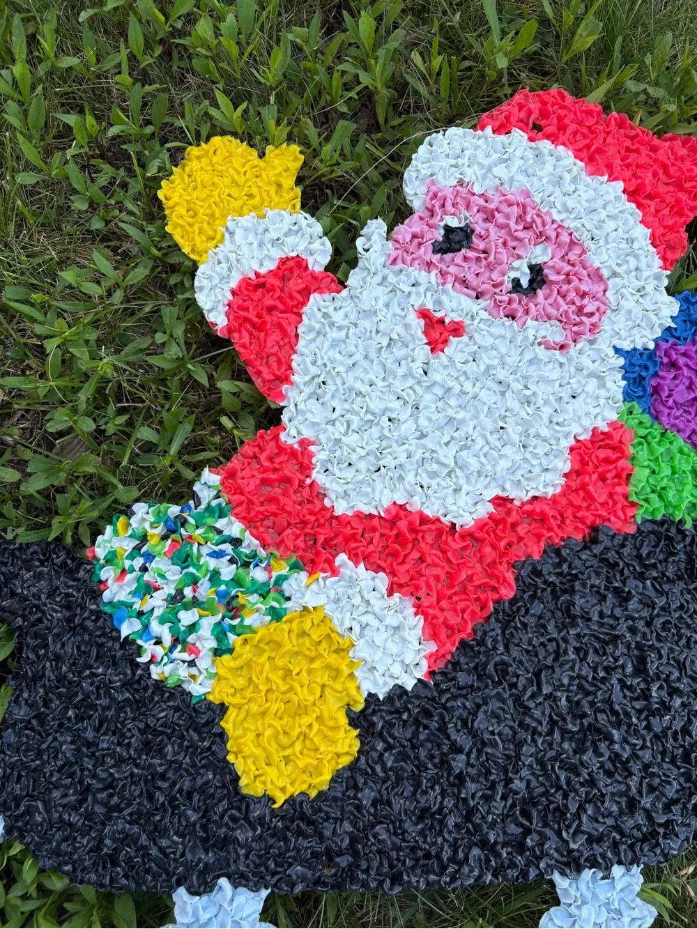 Vintage Santa Popcorn Wall Art